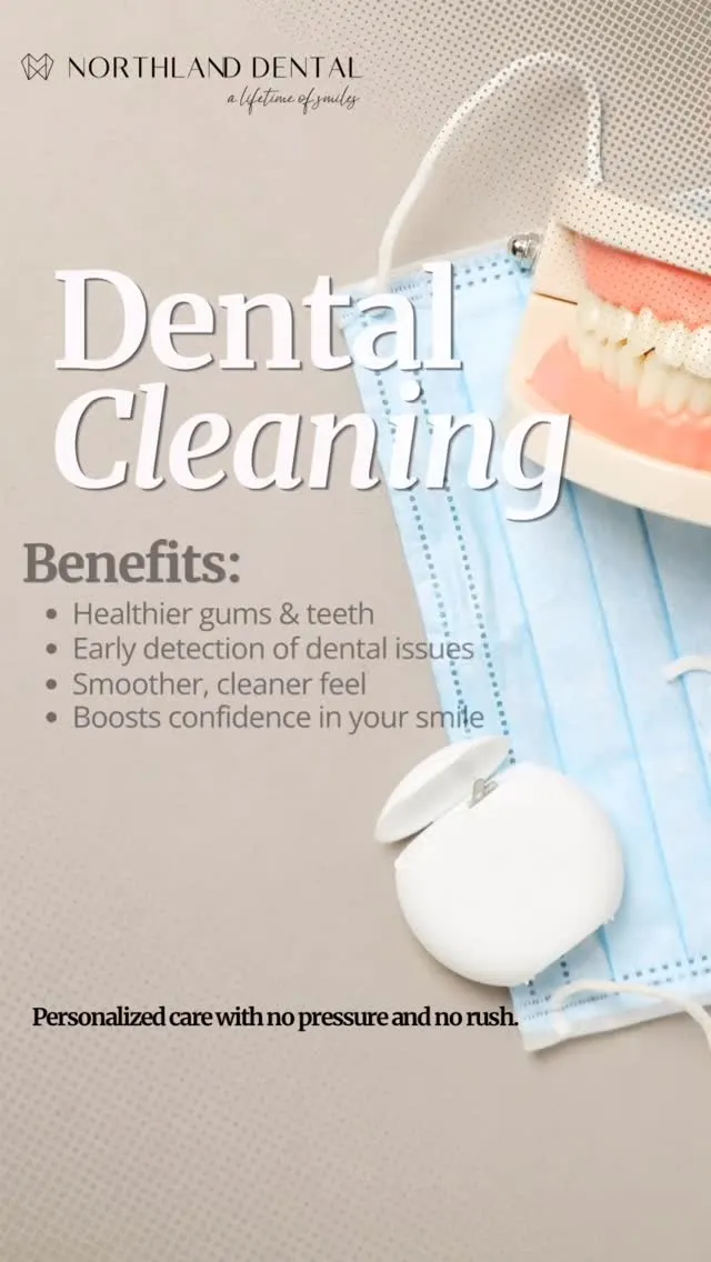 dental cleanings at our dental clinic in north london, on